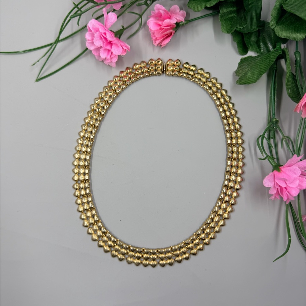 Vintage Y2K Cute Heart Design Collar Necklace